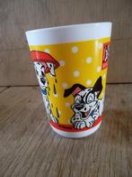 Disney 101 Dalmatiërs beker geel met puppies Arcopal, Ophalen of Verzenden, Overige figuren, Zo goed als nieuw, Servies