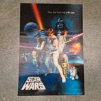 Star wars 3d  vintage poster plaat lucas film, Ophalen of Verzenden, Gebruikt, Overige typen