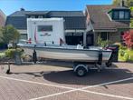 Placom 410 consoleboot/visboot 9,9 mercury, Watersport en Boten, 10 tot 30 pk, Ophalen of Verzenden, Zo goed als nieuw, 3 tot 6 meter