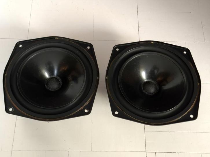 Nog mooie set Woofers van IMF/ ELAC Type 8/24, Audio, Tv en Foto, Luidsprekers, Gebruikt, Front, Rear of Stereo speakers, 120 watt of meer