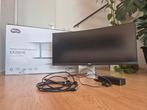 35-inch ultrawide gebogen monitor, Ophalen, Zo goed als nieuw, Ultrawide, IPS