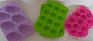 Siliconen Mallen - Chocolade, Zeep, Bakken - Diverse Thema's beschikbaar voor biedingen