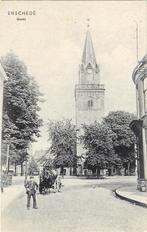 Prentbriefkaart Enschede Markt, Verzenden, Voor 1920, Ongelopen, Overijssel
