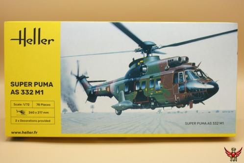 Heller 1/72 Super Puma AS 332 M1, Hobby en Vrije tijd, Modelbouw | Vliegtuigen en Helikopters, Nieuw, Helikopter, 1:72 tot 1:144