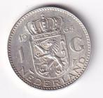 1 Gulden 1965 met Tikje, Postzegels en Munten, Munten | Nederland, 1 gulden, Koningin Juliana, Verzenden, Zilver
