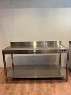 GGM Gastro RVS werktafel 160cm, Zakelijke goederen, Horeca | Keukenapparatuur, Ophalen, RVS Meubilair