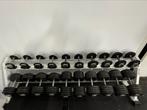 Hardcore zware dumbells set 4kg t/m 50kg, Ophalen, Gebruikt, Benen, Dumbbell