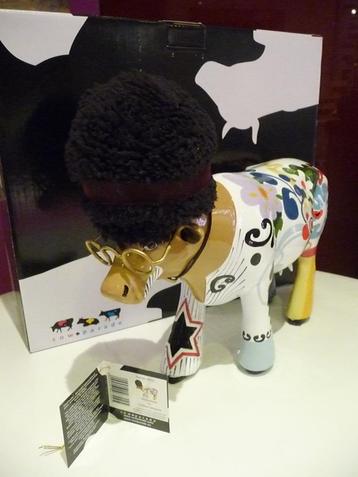 Nieuw Cow Parade koe Wooodstock large gratis verzending. beschikbaar voor biedingen