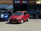 Peugeot 206 SW 1.6-16V Air-line 3 AUTOMAAT/CLIMA/PDC/APK 29-, Stof, Gebruikt, Zwart, 4 cilinders