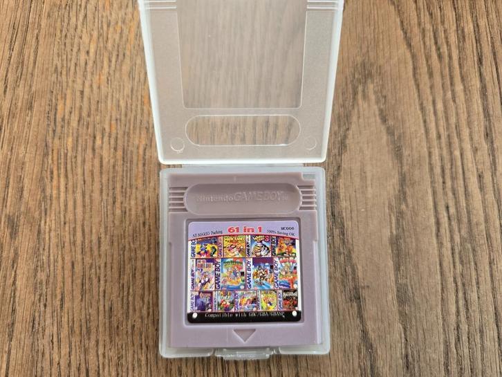 61 gameboy spellen in 1, Spelcomputers en Games, Games | Nintendo Game Boy, Zo goed als nieuw, Avontuur en Actie, 1 speler, Vanaf 3 jaar