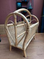 Vintage rotan lectuurmand, Ophalen, Gebruikt
