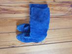 Blauwe suede laarzen maat 37, Gedragen, Blauw, Ophalen of Verzenden, Hoge laarzen