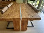 Tafel Teak 110 - 240 cm  (ZGAN), Huis en Inrichting, Tafels | Eettafels, Ophalen, 100 tot 150 cm, Teakhout, 200 cm of meer