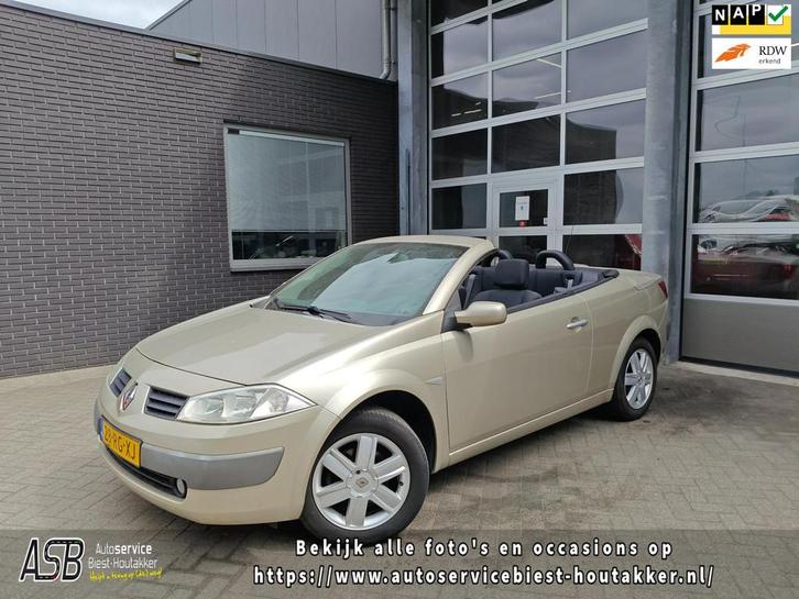 Renault Mégane Coupé-Cabriolet 1.6-16V Privilège Luxe | C, Auto's, Renault, Bedrijf, Te koop, Mégane, ABS, Airbags, Airconditioning