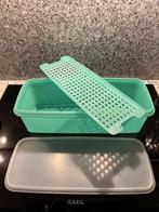 Easy crisp vintage Tupperware groenten, brooddoos 1972, Ophalen of Verzenden, Zo goed als nieuw, Overige typen