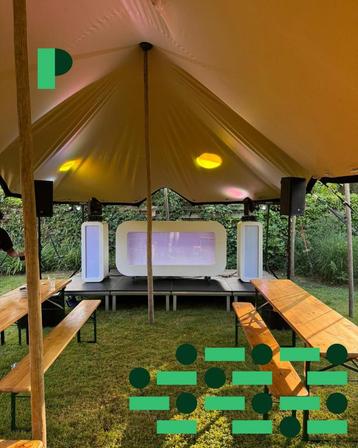 LED DJBooth met zuiltjes te huur! Door heel Nederland. beschikbaar voor biedingen