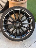 Mercedes AMG 18 inch velgen met winterbanden, Ophalen, 18 inch, Gebruikt, Banden en Velgen