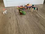 Lego trailer met poppetjes en assecoires, Ophalen of Verzenden, Zo goed als nieuw