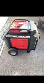 Honda EU70IS Aggregaat - Stil en Krachtig!, Doe-het-zelf en Verbouw, Aggregaten, Gebruikt, Elektrisch startend, Benzine, Ophalen of Verzenden