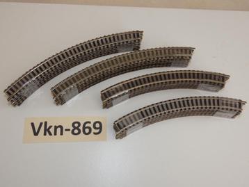 Vk-869 N Spoor Gebogen Rails 9120/25 Fleischmann Piccolo LB beschikbaar voor biedingen