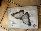 Vlinder schilderij, Ophalen, Zo goed als nieuw, Schilderij, Minder dan 50 cm