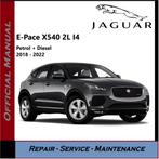 Jaguar X540 E-pace Workshop manual in PDF formaat op DVD, Verzenden
