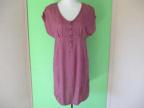 CKH Clockhouse jurk maat 40 (100% viscose)., Kleding | Dames, Jurken, Zo goed als nieuw, Maat 38/40 (M), Rood, Onder de knie, Verzenden
