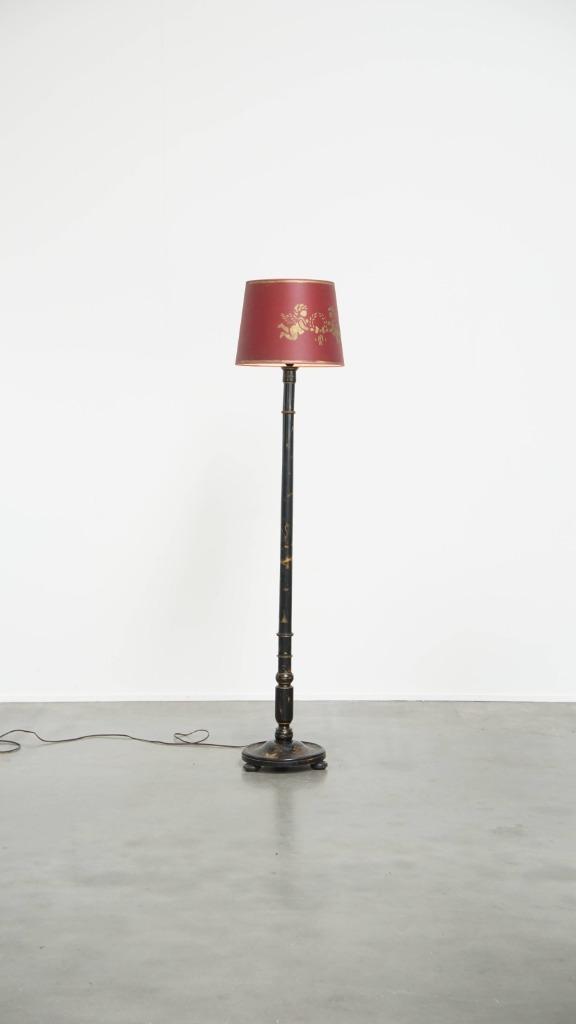 Antieke Engelse staande lamp uit begin 1900 in Japanse stijl, Antiek en Kunst, Antiek | Lampen, Ophalen