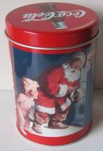 rond blik - bus van Coca Cola met kerstman, Verzamelen, Blikken, Ophalen of Verzenden, Zo goed als nieuw, Overige, Overige merken