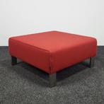 Lensvelt Hocker - Bordeauxrood | OUTLET 25576, Huis en Inrichting, Ophalen, Gebruikt, Vierkant, Stof