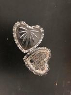 Kristallen hartvormig doosje, Antiek en Kunst, Ophalen of Verzenden