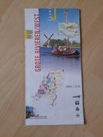 WATERKAART GROTE RIVIEREN WEST SCHAAL 1: 50.000, Boeken, Hobby en Vrije tijd, Ophalen of Verzenden, Gelezen, Overige onderwerpen