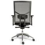 MN Almeria Bureaustoel Zwart Chroom Netweave, Huis en Inrichting, Bureaustoelen, Ophalen of Verzenden