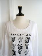 prachtige MONARI top mt. 40 __ 3 kwart mouw, Kleding | Dames, Tops, Maat 38/40 (M), Wit, Zo goed als nieuw, Lange mouw