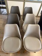 Grijze deluxe stoelen, Huis en Inrichting, Stoelen, Ophalen, Kunststof, Gebruikt, Grijs