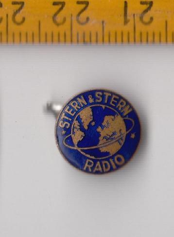 Stern & Stern Radio embleem logo schildje restauratie beschikbaar voor biedingen