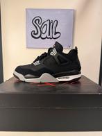 Jordan 4 Retro Black Canvas 41 / 42, Zwart, Nieuw, Ophalen of Verzenden, Sneakers of Gympen