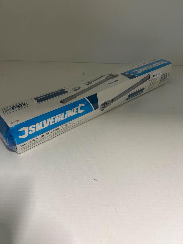 Silverline Momentsleutel 28-210Nm, Auto diversen, Autogereedschap, Nieuw, Ophalen of Verzenden