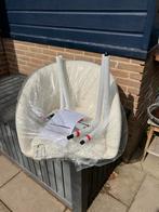 Nieuwe fauteuil - WOOOD eetkamerstoel Noelle offwhite bouclé, Ophalen, Minder dan 75 cm, Nieuw, 75 tot 100 cm