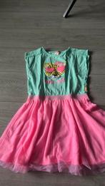 Orange stars jurk 140, Kinderen en Baby's, Kinderkleding | Maat 140, Meisje, Ophalen of Verzenden, Zo goed als nieuw, Jurk of Rok