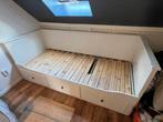 Ikea Hemnes 1/2 persoonsbed incl. 1 matras, Ophalen, Gebruikt, Wit, Tweepersoons