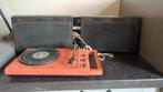 Vintage platenspeler en platen., Ophalen, Gebruikt, Platenspeler, Philips
