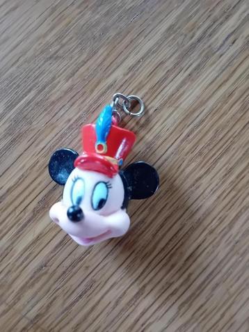 Disney Minnie Mouse sleutelhanger als majorette hoofd 4cm beschikbaar voor biedingen