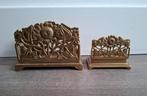 Vintage Messing Enveloppehouder en Postzegelhouder, Antiek en Kunst, Antiek | Kantoor en Zakelijk, Ophalen of Verzenden