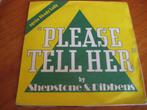 Stepstone + Dibbens: Please tell her, Ophalen of Verzenden, Zo goed als nieuw, Pop, Single