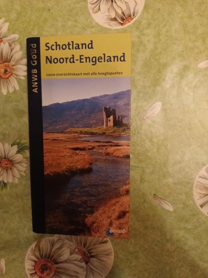 Schotland Engeland Groot Brittannie ANWB Goud reisgids kaart, Boeken, Reisgidsen, Zo goed als nieuw, Reisgids of -boek, Europa