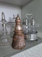 Antieke Gordijn cloche Bladzilver, Ophalen of Verzenden