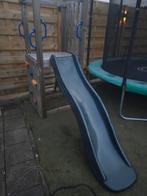Houten speeltoestel met glijbaan, Kinderen en Baby's, Speelgoed | Buiten | Speeltoestellen, Ophalen, Gebruikt, Glijbaan