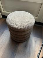Stevige opberg poef teddy, Ophalen, Zo goed als nieuw, Rond, Minder dan 50 cm