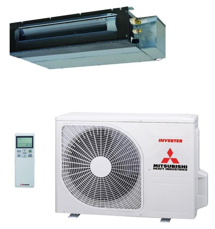airco - KANAALSYSTEEM MITSUBISHI HEAVY &  ELECTRIC  OF LG, Witgoed en Apparatuur, Airco's, Nieuw, Wandairco, 3 snelheden of meer